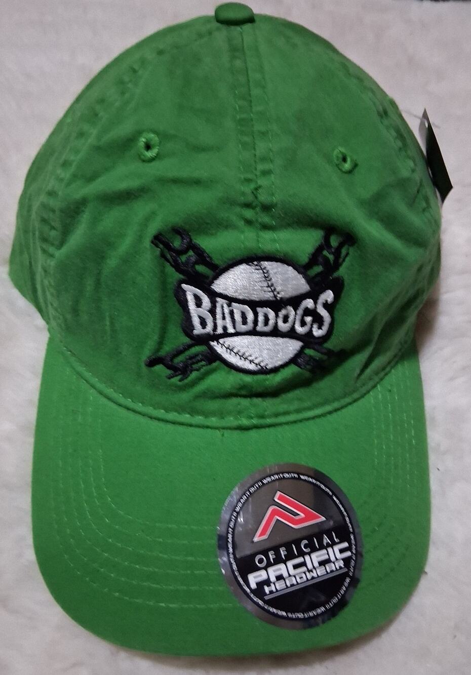 BADDOGS Official Pacific Headwear Green Baseball Cap vintage collection